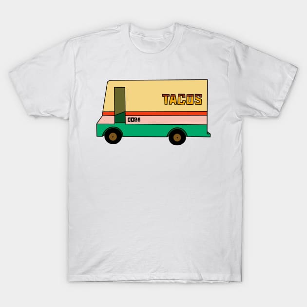 Taco Truck T-Shirt by smileyfriend